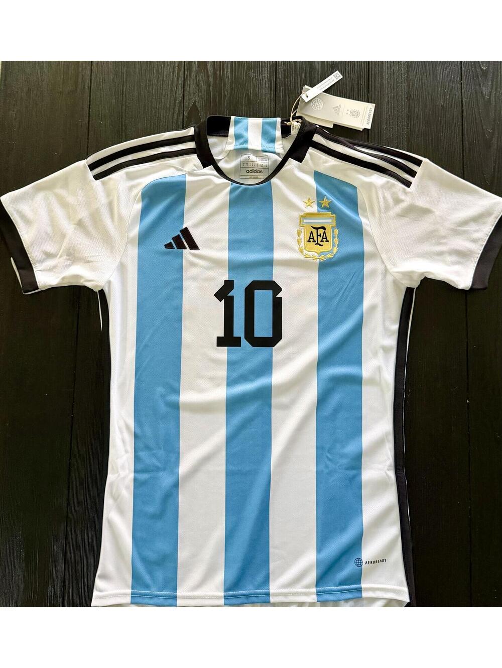 Small Adidas Lionel Messi Argentina Qatar 2022 Stadium Version